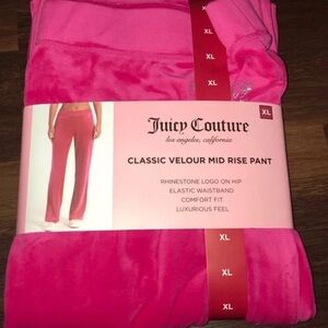 Juicy Couture Fuchsia Velour Pants